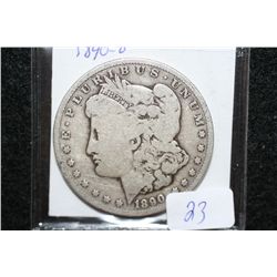 1890-O Silver Morgan $1