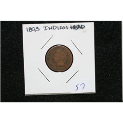 1893 Indian Head Penny