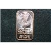 Image 1 : 2011 Copper Ingot, .999 Fine 1 Oz.