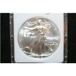 2012 Silver Eagle $1, MCPCG Graded MS70