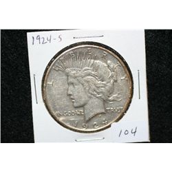 1924-S Peace $1