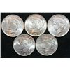 Image 1 : 1922 (2), 1923, 1924 & 1926-D Peace $1, lot of 5