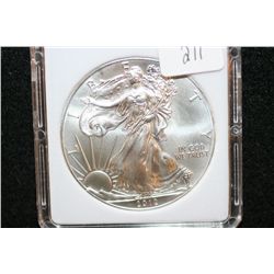 2012 Silver Eagle $1, MCPCG Graded MS70