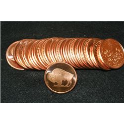 2011 Buffalo Copper Round, .999 Fine 1 Oz., Roll