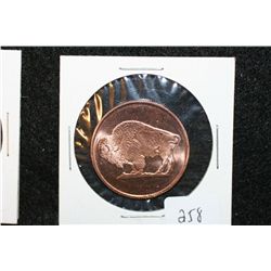 2011 Buffalo Copper Round, .999 Fine 1/4 Oz.