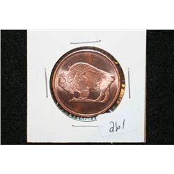 2011 Buffalo Copper Round, .999 Fine 1/4 Oz.