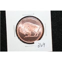 2011 Buffalo Copper Round, .999 Fine 1/4 Oz.