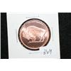 Image 1 : 2011 Buffalo Copper Round, .999 Fine 1/4 Oz.