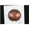 Image 1 : 2011 Buffalo Copper Round, .999 Fine 1/4 Oz.