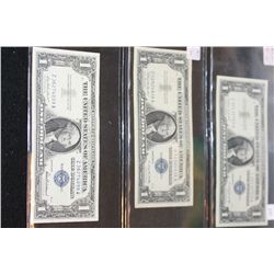 1957 US Silver Certificate $1, Blue Seal, #Z36274899A, 1957-B US Silver Certificate $1, Blue Seal, #