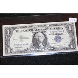 1957-B US Silver Certificate $1, Blue Seal, #R29964260A