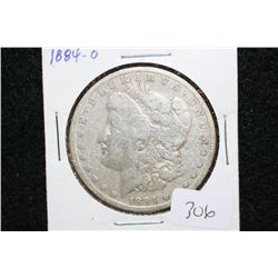 1884-O Silver Morgan $1