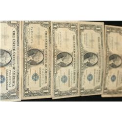 1957-A US Silver Certificate $1, Blue Seal, #P09290794A, 1935-B US Silver Certificate $1, Blue Seal,