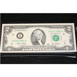 2003 United States Note $2, UNC, #I61013381A