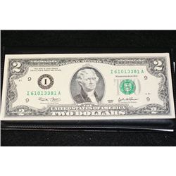 2003 United States Note $2, UNC, #I61013381A