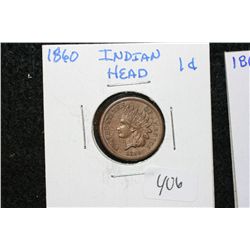 1860 Indian Head Penny