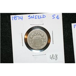 1874 Shield Nickel