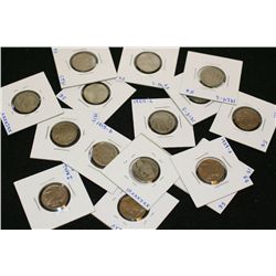 1913 (2) Type I, 1915-S (3), 1917, 1917-D, 1919-D, 1924-S (3), 1927, 1929-S (2) & 1930 Buffalo Nicke