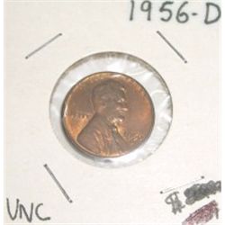 1956-D Lincoln Wheat Penny *RARE UNC HIGH GRADE*!!