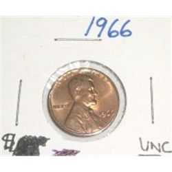 1966 Lincoln Wheat Penny *RARE UNC HIGH GRADE*!!