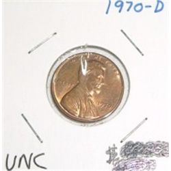 1970-D Lincoln Wheat Penny *RARE UNC HIGH GRADE*!!