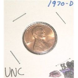 1970-D Lincoln Wheat Penny *RARE UNC HIGH GRADE*!!