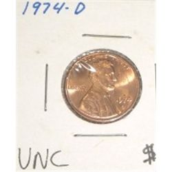 1974-D Lincoln Wheat Penny *RARE UNC HIGH GRADE*!!