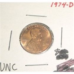 1974-D Lincoln Wheat Penny *RARE UNC HIGH GRADE*!!