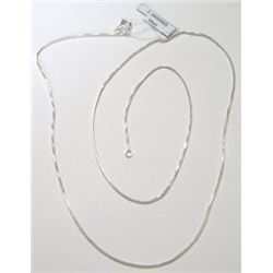 Silver Box 24" Chain Sterling Silver *BRAND NEW with TAG STAMPED .925* Heavy Chain weighs 4.80 Grams