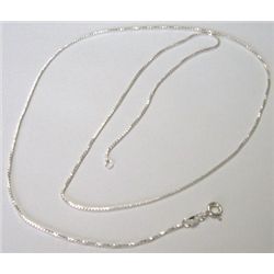 Silver Box 24" Chain Sterling Silver *BRAND NEW with TAG STAMPED .925* Heavy Chain weighs 4.80 Grams