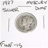 Image 1 : 1927 Mercury SILVER Dime *FINE-15 GRADE*!!