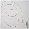 Image 1 : Silver Box 24" Chain Sterling Silver *BRAND NEW with TAG STAMPED .925* Heavy Chain weighs 4.80 Grams