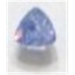.55 ct Natural Tanzanite Trillion Cut & Faceted!! Tanzanite is only found in Tanzania East Africa an
