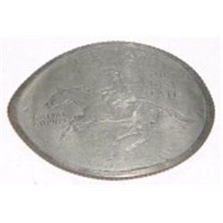 Rolled 1999 Delaware Quarter Stamped *WILL COUNTY COIN CLUB JOLLET, ILLIONOIS*!!