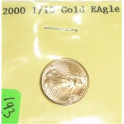 2000-P $5 Dollar GOLD EAGLE Bullion Coin *1/10 oz PURE GOLD*!!