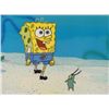 Image 2 : SpongeBob, Plankton Orig Production Cel w/ Background