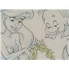 Image 2 : Ariel, Flounder Little Mermaid Original Movie Drawing