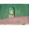 Image 1 : Orig SpongeBob Production Cel & Background w/House