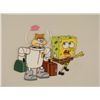 Image 2 : SpongeBob Orig 2 Layer Animation Cel Sandy- Jet Lagged