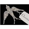 Image 1 : LOVELY CHRISTIAN DIOR PAVE CRYSTAL BIRD BROOCH SIGNED