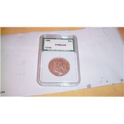 1960 PROOF69 CAMEO SILVER HALF DOLLAR