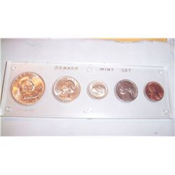 1954-D SILVER MINT SET, ORIGINAL..MOVED TO WHITMAN HOLDER