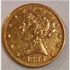 Image 1 : 1886 $5 GOLD LIBERTY