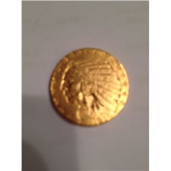1911 $5 Gold Indian Head Coin