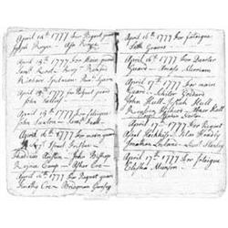 (MILITIA ORDERLY BOOK)