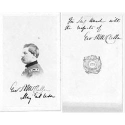 MCCLELLAN, GEORGE B.