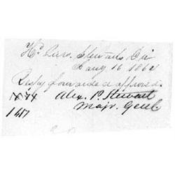 STEWART, ALEXANDER P.