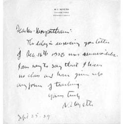 WYETH, NEWELL CONVERS