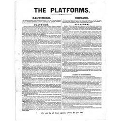 (LINCOLN ELECTION BROADSIDE)