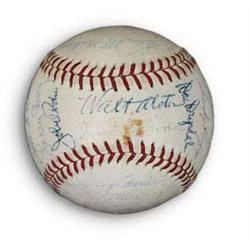 1963 DODGERS SIGNED BASEBALL